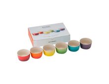 Le Creuset aardewerken mini-ramekin set  - 100 ml - regenboog