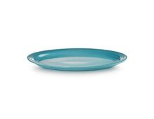 Le Creuset aardewerken ovale serveerschaal - 46 cm - caribbean blue