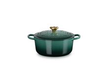 Le Creuset gietijzeren ronde braadpan 24 cm / 4.2 liter - Xmas - Artichaut