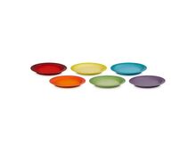 Le Creuset aardewerken dinerborden set  - 27 cm - regenboog