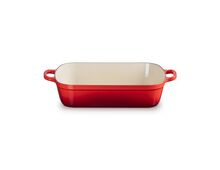 Le Creuset gietijzeren braadslede 37cm x 29cm / 6.6 liter - kersenrood