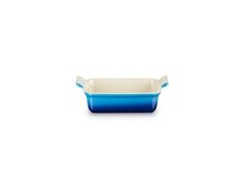 Le Creuset aardewerken rechthoekige ovenschaal - 19 cm / 1.1 liter - azure