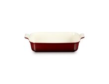 Le Creuset aardewerken rechthoekige ovenschaal - 32 cm / 3.8 liter - rhône