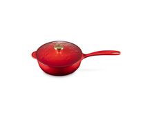 Le Creuset gietijzeren steelpan - Holly - kersenrood