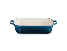 Le Creuset gietijzeren braadslede 33 cm / 4.9 liter - deep teal