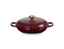 Le Creuset gietijzeren campagnard 26 cm / 2.2 liter - garnet