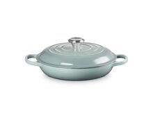 Le Creuset gietijzeren campagnard 26 cm / 2.2 liter - sea salt