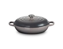 Le Creuset gietijzeren campagnard 28 cm / 2.8 liter - flint