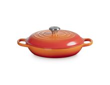 Le Creuset gietijzeren campagnard 28 cm / 2.8 liter - oranjerood