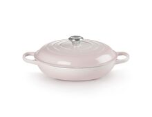 Le Creuset gietijzeren campagnard 28 cm / 2.8 liter - shell pink