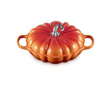 Le Creuset gietijzeren pompoen campagnard 28cm / 2.5 liter - oranjerood