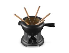 Le Creuset gietijzeren fondueset - 2 liter - zwart