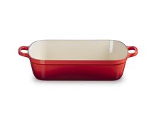 Le Creuset gietijzeren braadslede 37cm x 29cm / 6.6 liter - kersenrood