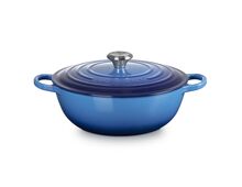 Le Creuset gietijzeren marmite - 28 cm / 4.9 liter - azure