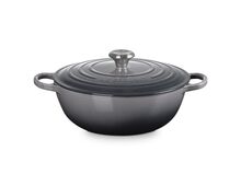 Le Creuset gietijzeren marmite - 28 cm / 4.9 liter - flint