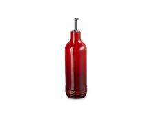 Le Creuset aardewerken olijfolie fles - 0.6liter - kersenrood