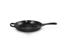 Le Creuset ronde gietijzeren skillet - 23 cm - mat zwart