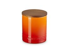 Le Creuset aardewerken voorraadpot 1.1 liter - oranjerood