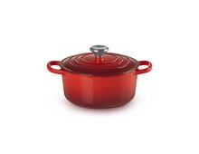 Le Creuset gietijzeren ronde braadpan 18 cm / 1.8 liter - kersenrood