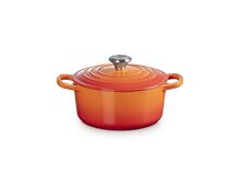 Le Creuset gietijzeren ronde braadpan 18 cm / 1.8 liter - oranjerood