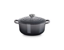 Le Creuset gietijzeren ronde braadpan 20 cm / 2.4 liter - flint