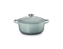Le Creuset gietijzeren ronde braadpan 20 cm / 2.4 liter - sea salt