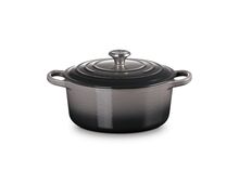 Le Creuset gietijzeren ronde braadpan 22 cm / 3.3 liter - flint