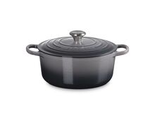 Le Creuset gietijzeren ronde braadpan 26 cm / 5.3 liter - flint