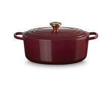 Le Creuset gietijzeren ovale braadpan 31 cm / 6.3 liter - garnet