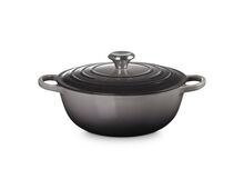 Le Creuset gietijzeren marmite - 26 cm / 4.1 liter - flint