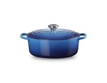 Le Creuset gietijzeren ovale braadpan - 27 cm / 4.1 liter - azure