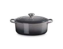 Le Creuset gietijzeren ovale braadpan 29 cm / 4.7 liter - flint