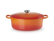 Le Creuset gietijzeren ovale braadpan 33 cm / 7.5 liter - oranjerood
