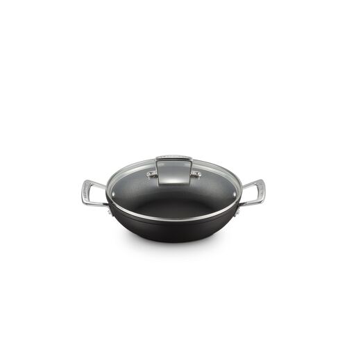 Le Creuset Provençaalse sauteerpan met anti-aanbaklaag en glazen deksel - 30 cm / 3.6 liter