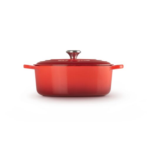 Le Creuset gietijzeren ovale braadpan 33 cm / 7.5 liter - kersenrood