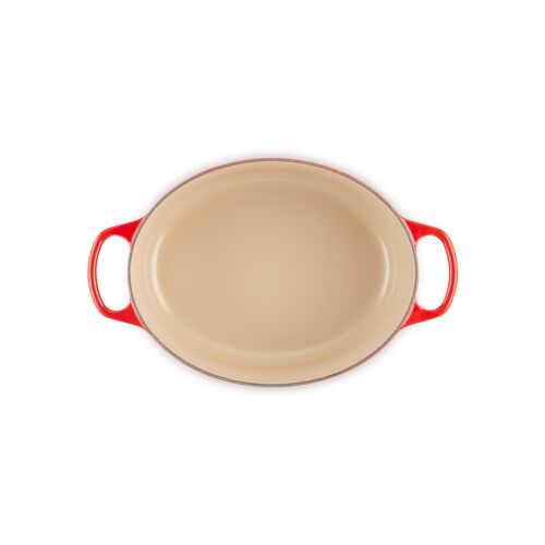 Le Creuset gietijzeren ovale braadpan 35 cm / 8.9 liter - kersenrood