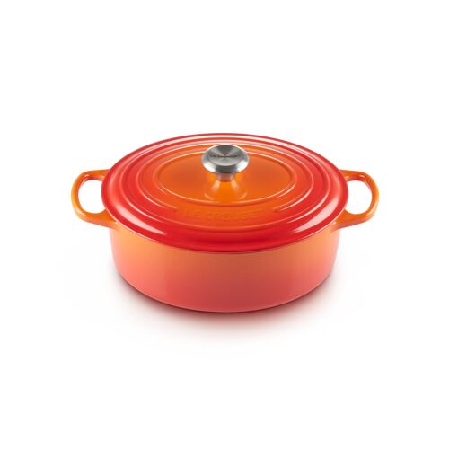 Le Creuset gietijzeren ovale braadpan 40 cm / 13.9 liter - oranjerood