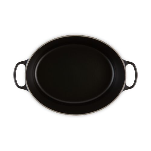 Le Creuset gietijzeren ovale braadpan 40 cm / 13.9 liter - mat zwart