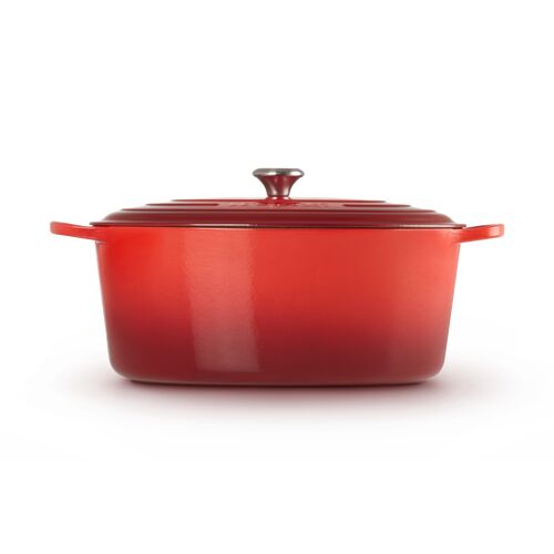 Le Creuset gietijzeren ovale braadpan 40 cm / 13.9 liter - kersenrood
