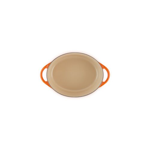 Le Creuset gietijzeren ovale Doufeu® 30 cm / 6.0 liter - oranjerood