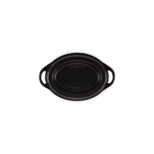 Le Creuset gietijzeren ovale Doufeu® 32 cm / 7.2 liter - mat zwart