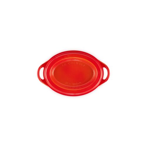 Le Creuset gietijzeren ovale Doufeu® 32 cm / 7.2 liter - oranjerood