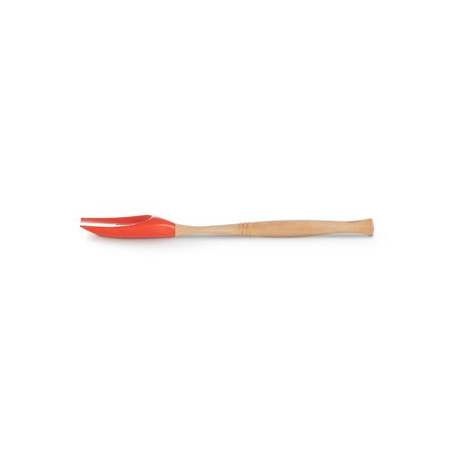 Le Creuset siliconen lepelspatel Large Pro - oranjerood