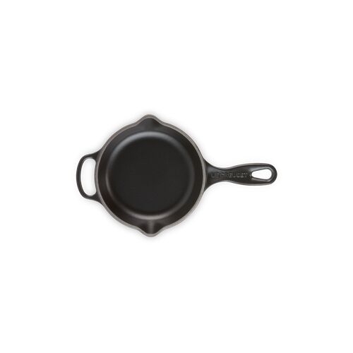 Le Creuset ronde gietijzeren skillet - 16 cm - mat zwart