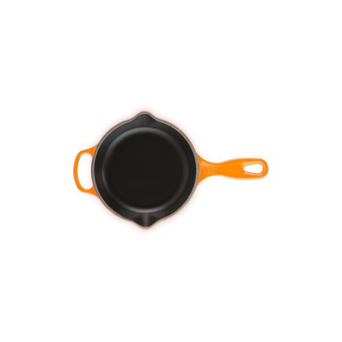 Le Creuset ronde gietijzeren skillet - 16 cm - oranjerood