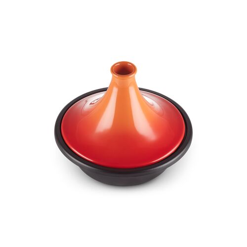 Le Creuset gietijzeren tajine - 31 cm / 3.7 liter - oranjerood