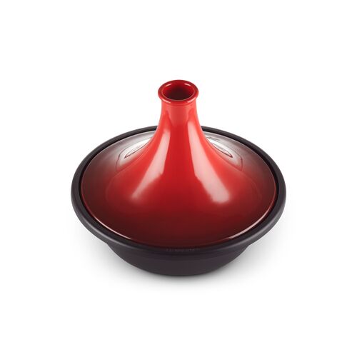 Le Creuset gietijzeren tajine - 35 cm / 5.2 liter - kersenrood