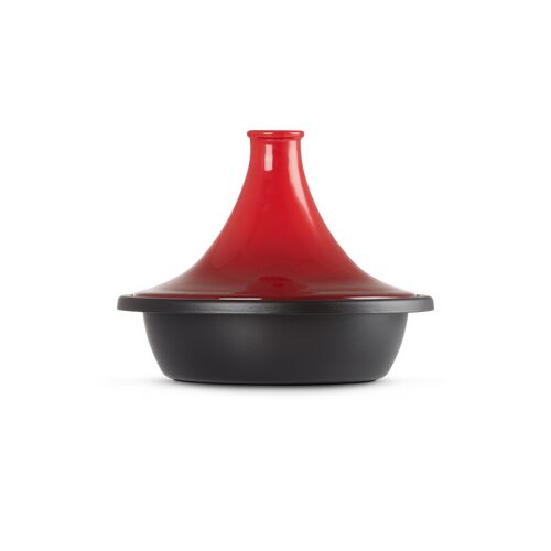 Le Creuset gietijzeren tajine - 31 cm / 3.7 liter - kersenrood