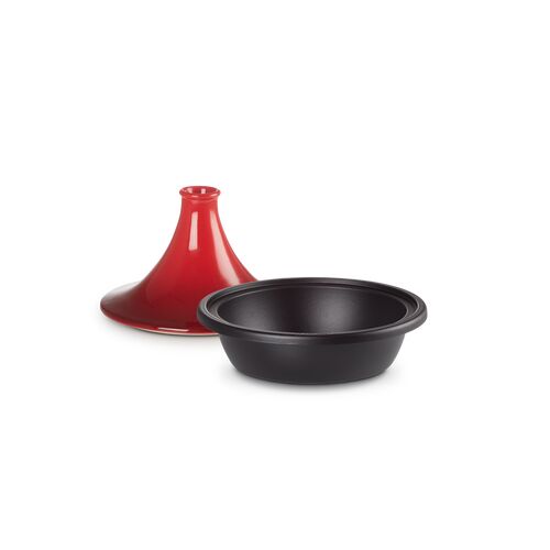 Le Creuset gietijzeren tajine - 31 cm / 3.7 liter - kersenrood