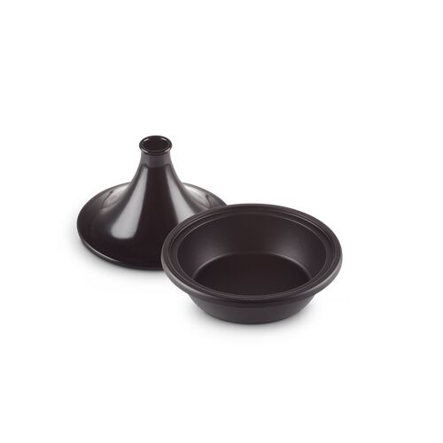 Le Creuset gietijzeren tajine - 31 cm / 3.7 liter - ebbenzwart
